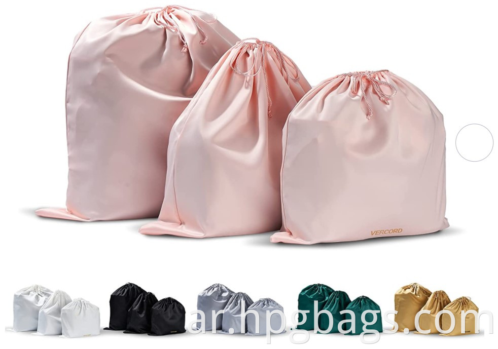 Silk Bags With Drawstring Gift Pouch